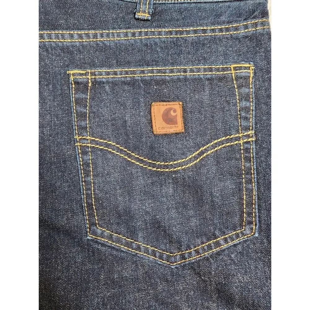 Carhartt Loose Straight Dark Wash Jeans Men's 44 W x 32 L